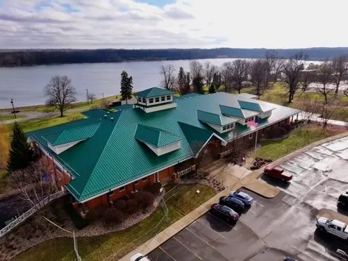 Commercial roof inspection documented in Cicero